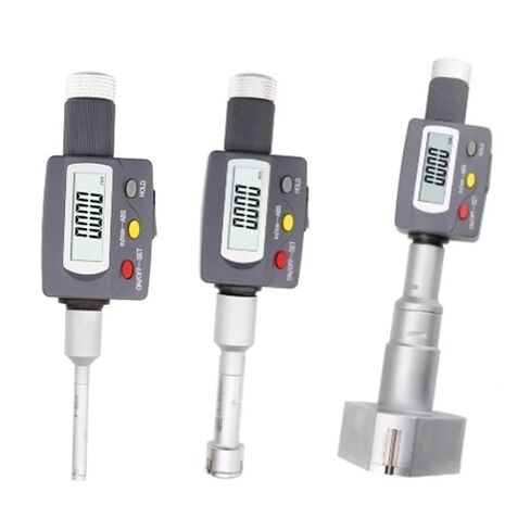 6-100 مللي متر 0.001 مللي متر أداة قياس الثقب الداخلي بثلاث نقاط وثلاث مخالب مع ميكرومتر القطر الداخلي (62-75 مللي متر مع مقياس حلقي) in Kuwait