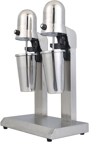 Electric Milkshake Maker Commercial Automatic Blender Foam Machine Stainless Steel 18000 RPM/Min Speed Tea Malt Drink Mixer,B-SingleHead (A DoubleHead) in Saudi Arabia