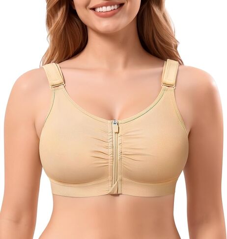 Cydream الأمامية zip closure حمالات الصدر للنساء لا underwir in Kuwait