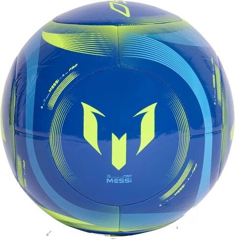 adidas Unisex-Adult Messi Club Soccer Ball, Team Royal Blue/Semi Blue Burst/Solar Yellow, 5 in Saudi Arabia