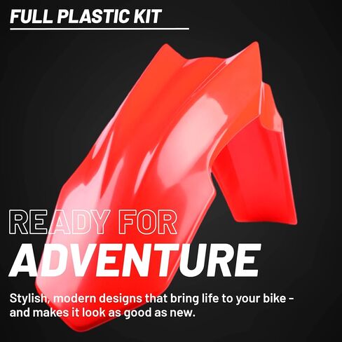 Polisport Motocross (MX) Replica Plastic Kit for Honda CRF 450R (2017-20) – OEM Quality, Durable, Flexible & Perfect Fit – Black in Saudi Arabia