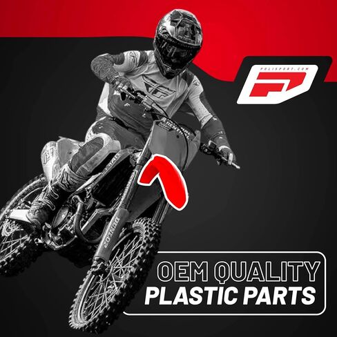 Polisport Motocross (MX) Replica Plastic Kit for Honda CRF 450R (2017-20) – OEM Quality, Durable, Flexible & Perfect Fit – Black in Saudi Arabia