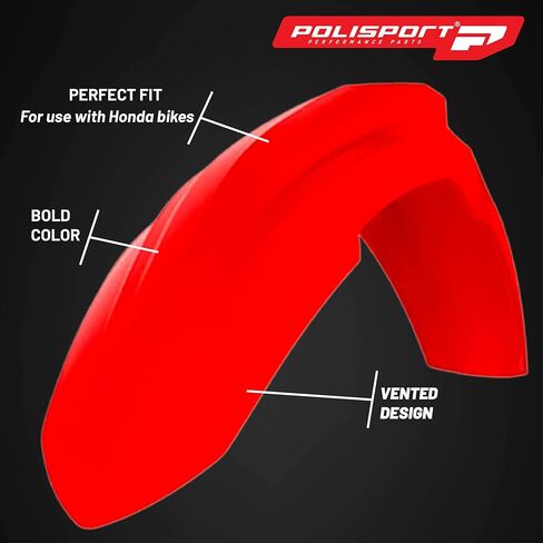 Polisport Motocross (MX) Replica Plastic Kit for Honda CRF 450R (2017-20) – OEM Quality, Durable, Flexible & Perfect Fit – Black in Saudi Arabia