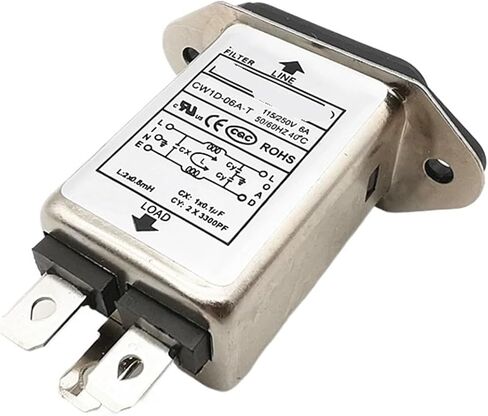 مع مرشح طاقة مقبس التأمين CW2A-10A-T 220V 10A 6A مقبس طاقة أحادي الطور (CW2A -06A -T 6A مع التأمين) in Saudi Arabia