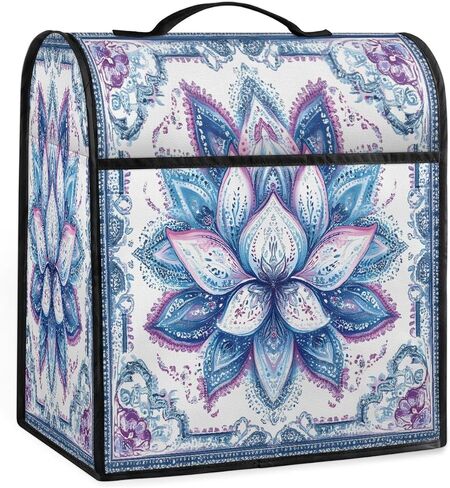 Kitchen Aid Cover for Stand Mixer Dust Cover 6/7/8 Quart Bowl Lift Dust-proof Washable Kitchen Appliance Accessories Covers with Top Handle and Pockets Water-resistant Carpet Ethnic Red in Saudi Arabia