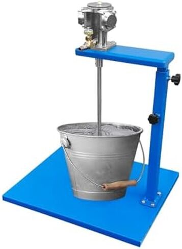 Power Mixer Pneumatic Agitator Clamp-On Drum Agitator Industrial-Grade Pneumatic Shaker Paint Stirring Tool，5 Gallon Pneumatic Mixer, 1/8HP Stainless Steel Paint Mixer Drill Attachment, Adju in Saudi Arabia