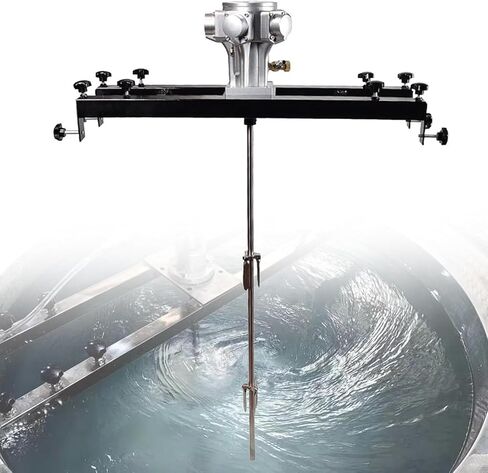 محرض هوائي لخزان IBC، محرض هواء IBC لتحريك حلول متوسطة اللزوجة عالية، خلاط آلة خلط هوائي، مع دعامة قابلة للسحب، معدات خلط أوتوماتيكية كبيرة 5 أسطوانات in Kuwait