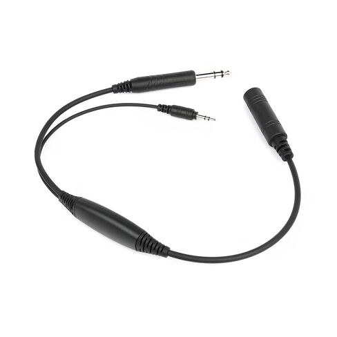 Wirenest Aviation Headset Audio Recording 3.5mm Adapter – Inline Pilot Audio Recorder Cable for GA Headset (PJ-068), Record Cockpit & ATC Audio to Camera or External Recorder in Saudi Arabia