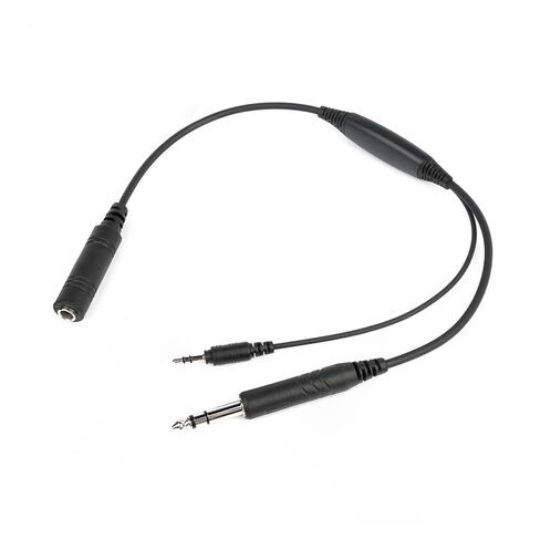 Wirenest Aviation Headset Audio Recording 3.5mm Adapter – Inline Pilot Audio Recorder Cable for GA Headset (PJ-068), Record Cockpit & ATC Audio to Camera or External Recorder in Saudi Arabia