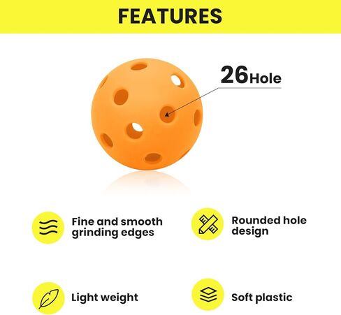 32 Pack 8 Colors Plastic Baseball Practice Balls, Lightweight Hollow Soft Balls for Hitting Pitching Batting Training Indoor & Outdoor Sport with a Drawstring Bag in Kuwait