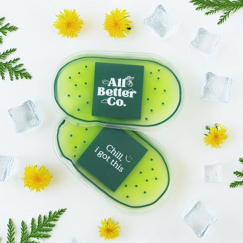Soft Reusable Ice Packs Cold Compress Pads for Kids & Adults – Pain Relief Ice Gel Packs for Injuries, Boo Boos, Growing Pains, Knee, Back, Flexible, Freezable & Gentle on Skin - Set of 2 in Saudi Arabia