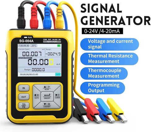 Current Signal Generator SG-004A 4-20mA Multifunctional Signal Generator PT100 Thermocouple Resistance Pressure Transmitter Process Calibrator Tools in Saudi Arabia