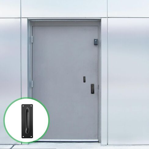 مقبض سحب باب من الفولاذ المقاوم للصدأ، مربع أسود صغير الحجم، درابزين سميك مقاوم للحريق للأبواب المنزلقة والفناء، أجهزة سحب الدفع التجارية in Kuwait