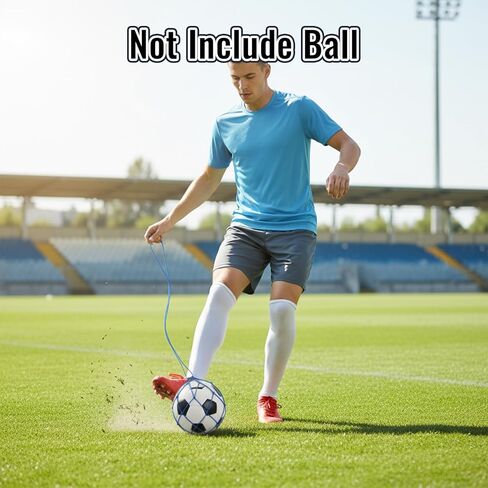 4 Pcs Football Kick Trainer Soccer Return Juggle Kick Trainer Equipment Soccer Net Kicker Practice Solo Practice Training Aid Equipment Fits Ball Size 3, 4, 5 (4 Color) in Saudi Arabia
