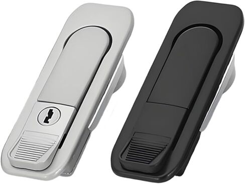 MS738 File Cabinet Lock Panel Locks Mechanical Equipment Door Switch Control Spring Zinc Alloy 1Pcs(MS738-1Black) in Kuwait