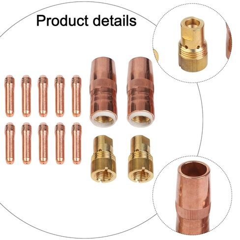 استبدال فوهة اللحام Mig لـ Bernard NS-5818C وD-1 طقم الناشر 10 حزمة نصائح الاتصال النحاس النحاس موصل الفوهات الملحقات الصناعية in Saudi Arabia