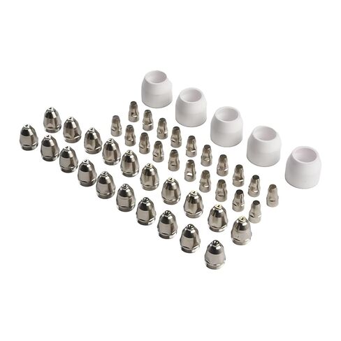 45 Pcs P-80 for Panasonic Plasma Electrode Nozzle 1.5 100Amp Cutting Torch Consumables Compatible with PANASONIC 80A Welding Accessories in Saudi Arabia
