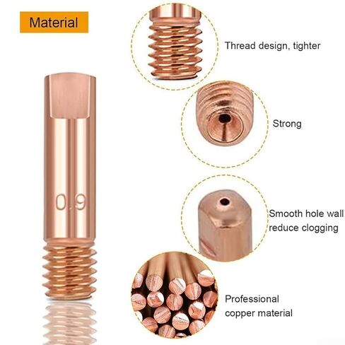 Welding Accessory Kit for 15AK Torch Includes 10 x 0 9mm Contact Tips Nozzles and Holders in Saudi Arabia