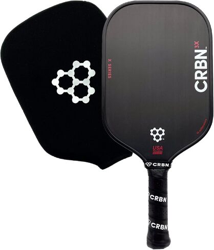 CRBN Pickleball - X Series Power Paddle - Carbon Fiber Pickleball Paddle with Foam Injected Edges for Expanded Sweet Spot in Kuwait