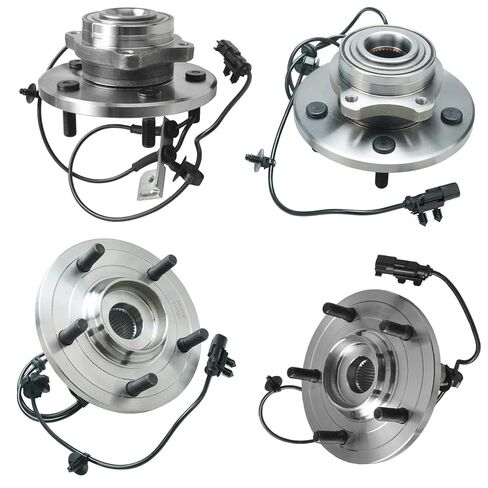 Detroit Axle-محامل محور العجلات الأمامية 4WD لفورد 2011-2014 F-150 Expedition Lincoln Navigator و Wheel Hub و Bearings CV Axle Nuts 2012 2013 استبدال in Kuwait