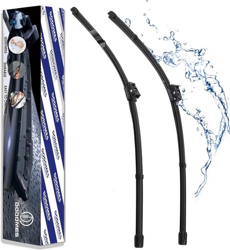 2 Wiper Blades OEM Quality Replacement for Chevy Silverado Avalanche Suburban, GMC Sierra Yukon, Mercedes-Benz SLK,SLC, Cadillac Escalade EXT ESV, Original factory wipers - 22"/22" Pinch Tab in Kuwait