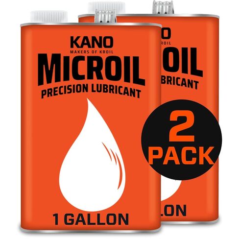 Kroil Microil Precision Lubricant - Low Viscosity Drip Oil - Anti-Rust Lubricant for Clocks, Watches, Micrometers & Small Mechanisms - Home & Industrial Use - Drip Can - 8 oz - 24 Pack (MC081C) in Kuwait