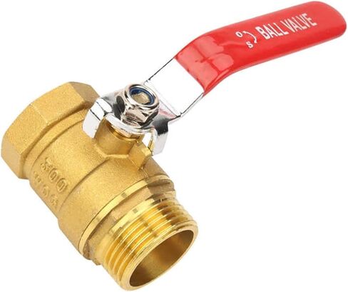 1 قطعة DN32 1-1/4BSP الأنابيب النحاسية أنثى موضوع الكرة صمام 1.6MPa للمياه النفط الغاز صمام إيقاف (1-1/2 ") in Kuwait