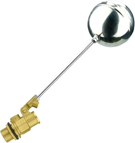 1PCS 1/2" 3/4" 1" Brass Float Valve Water Tower Water Tank Valve Water Level Flow Automatic Control Valve(3/4") in Kuwait