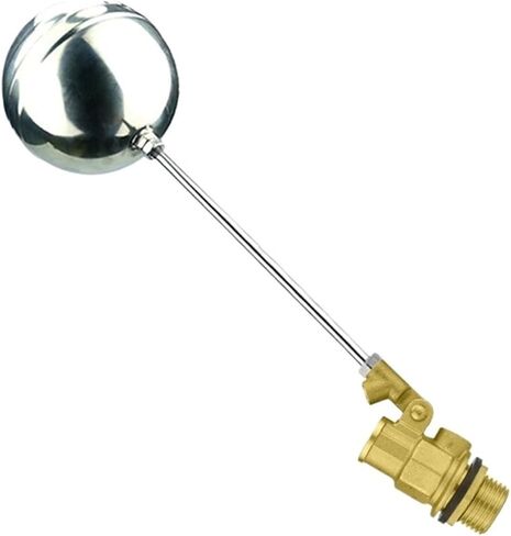 1PCS 1/2" 3/4" 1" Brass Float Valve Water Tower Water Tank Valve Water Level Flow Automatic Control Valve(3/4") in Kuwait