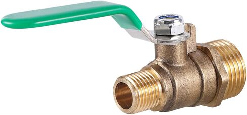 1/2 "إلى 1/4" ذكر الموضوع كرة نحاسية صمام زيت الماء الهواء خط الوقود صمام إغلاق مضخة هواء هوائية تجهيزات أنابيب المياه in Kuwait