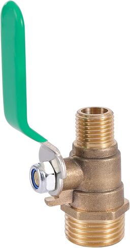 1/2 "إلى 1/4" ذكر الموضوع كرة نحاسية صمام زيت الماء الهواء خط الوقود صمام إغلاق مضخة هواء هوائية تجهيزات أنابيب المياه in Kuwait