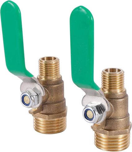 1/2 "إلى 1/4" ذكر الموضوع كرة نحاسية صمام زيت الماء الهواء خط الوقود صمام إغلاق مضخة هواء هوائية تجهيزات أنابيب المياه in Kuwait