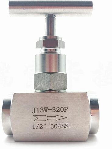 1/4" 3/8" 1/2" 304 Stainless Steel Female High Pressure Shut Off Globe Valve J13-320P Crane Flow Control(1/8") in Kuwait