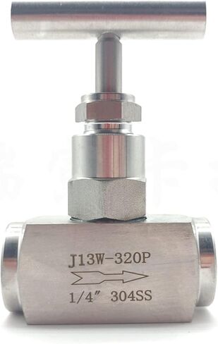 1/4" 3/8" 1/2" 304 Stainless Steel Female High Pressure Shut Off Globe Valve J13-320P Crane Flow Control(1/8") in Kuwait