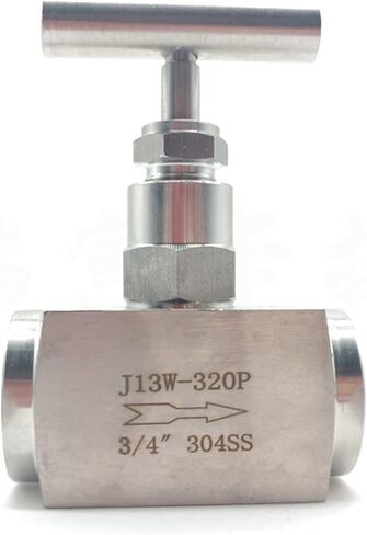 1/4" 3/8" 1/2" 304 Stainless Steel Female High Pressure Shut Off Globe Valve J13-320P Crane Flow Control(1/8") in Kuwait