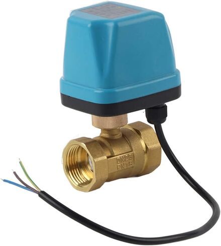AC220V G1 G1/2 Brass Ball Valve 2-Way 3-Wire 2-Control Synchronous Motor IP54 Protection Industrial Ball Valve(1") in Kuwait