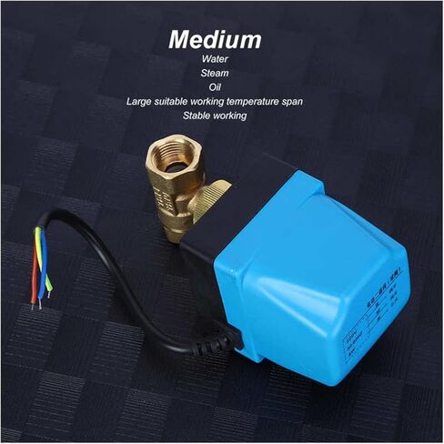 AC220V G1 G1/2 Brass Ball Valve 2-Way 3-Wire 2-Control Synchronous Motor IP54 Protection Industrial Ball Valve(1") in Kuwait