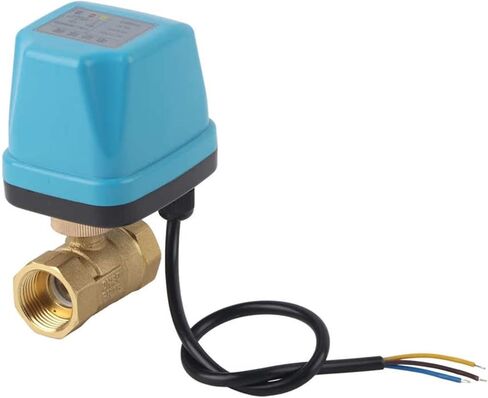 AC220V G1 G1/2 Brass Ball Valve 2-Way 3-Wire 2-Control Synchronous Motor IP54 Protection Industrial Ball Valve(1") in Kuwait