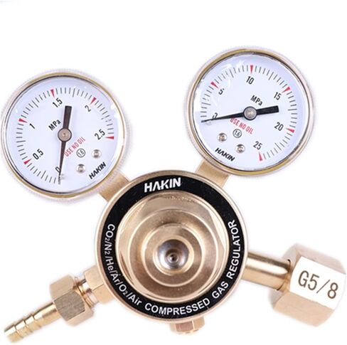 Brass High Pressure Oxygen Nitrogen Argo CO2 Regulator Valve Pressure Reducer 20Mpa Pressure Adjustment Range 0~0.1Mpa(Gauge 1X25) in Kuwait