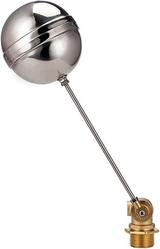 DN15 DN20 DN25 Brass/Stainless Steel Float Valve Quick-Open Floating Ball Control Valve Ceramic Core for Water Tower/Cistern(1",201SS Type) in Kuwait