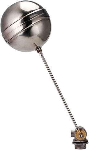 DN15 DN20 DN25 Brass/Stainless Steel Float Valve Quick-Open Floating Ball Control Valve Ceramic Core for Water Tower/Cistern(1",201SS Type) in Kuwait