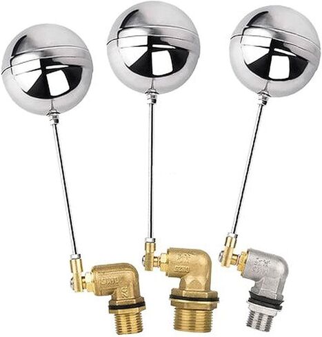 DN15 DN20 DN25 Brass/Stainless Steel Float Valve Quick-Open Floating Ball Control Valve Ceramic Core for Water Tower/Cistern(1",201SS Type) in Kuwait