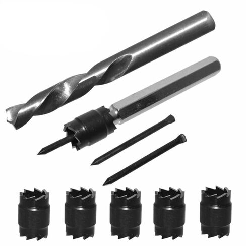 Homoyoyo 9-Piece High-Speed Steel Spot Welder Drill Bit Set Shank Suitable for Stainless Steel Includes Spot Welding Tool Accessories in Saudi Arabia