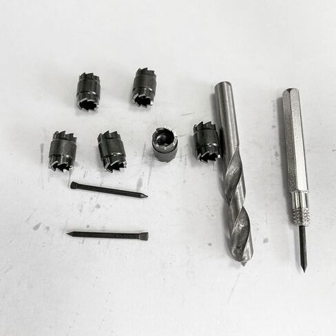 Homoyoyo 9-Piece High-Speed Steel Spot Welder Drill Bit Set Shank Suitable for Stainless Steel Includes Spot Welding Tool Accessories in Saudi Arabia