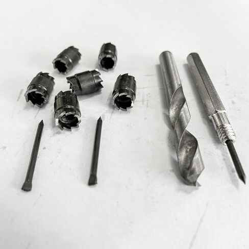 Homoyoyo 9-Piece High-Speed Steel Spot Welder Drill Bit Set Shank Suitable for Stainless Steel Includes Spot Welding Tool Accessories in Saudi Arabia