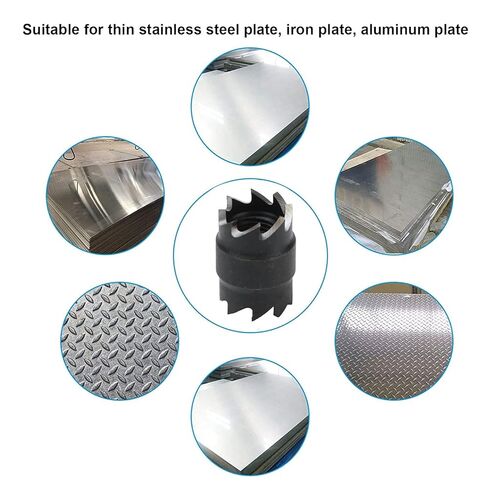 مجموعة قطع لحام البقعة مزدوجة الجوانب، مزيل فتحات لقم الثقب HSS مقاس 3/8 بوصة، أدوات لحام عالية الكفاءة لفصل اللوحات المعدنية in Kuwait