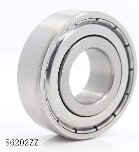 Power Transmission Products S6202ZZ S6202Z Deep Groove Bearing ABEC-1 S6202 Z ZZ S 6202 440C Stainless Steel Ball Bearings 153511 mm in Saudi Arabia