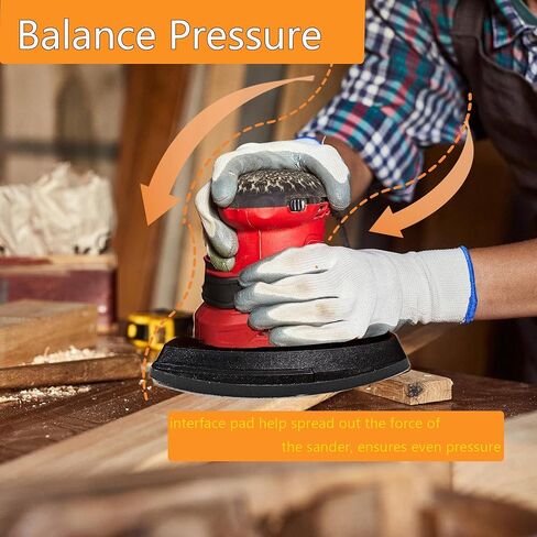 3 قطع من لوحة واجهة الصنفرة بتفاصيل الماوس 140 مم × 90 مم 6 فتحات من الفوم لصنفرة الفأرة ووسادة دعم من ورق الصنفرة مع دعم بخطاف وحلقة متوافقة مع ماكينة Ryobi Sander in Kuwait