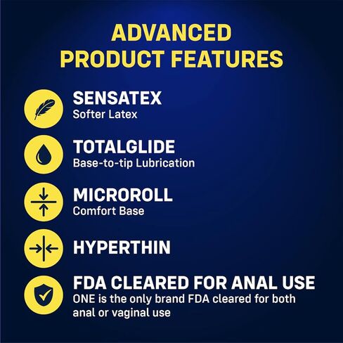 MyONE Custom Fit Classic Sized Condoms | Tailored Width & Length | Max Pleasure | Triple Tested Softer Latex | Lubricated | Nontoxic, Vegan, Non-GMO | 55G: Classic Wide(55), Length 6.5" (G) in Saudi Arabia