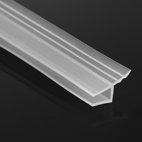 Seal Strip Home Living Window Seal Silicone Rubber Hardware Bath Screen Glass Door Weatherstrip 1M(h Shape 10mm) in Saudi Arabia